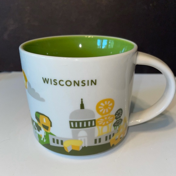 Starbucks Wisconsin You Are Here Mug, EUC